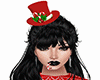 red candy cane hat