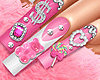 $ Pink Doll Nails