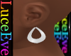 White Loop Earrings DRV