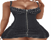 Black Denim Mini Dress