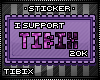 20k Support Sticker