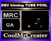 DEV kissing TUBE POOL