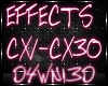 DJ EFFECTS CX1- CX30