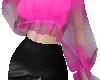 A~ Pink Dama Blk Skirt