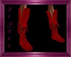 Corina Stomp Boots Red