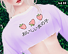 w. Lilac Strawberry Top