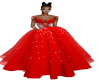 TEF COUTURE RED BALLGOWN