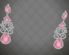 Diamond Pink Earrings