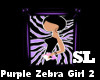 Purple Zebra Girl 2
