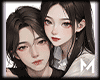 M. Korean Couple Cutout