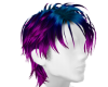 blue purple club hair