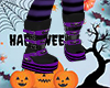Lilac Bat Boots