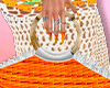 Straw Orange Bag