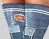 !D! Patched Jeans Boots!