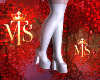 (MT)white lingerie boots
