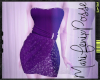 Wrap Mini Dress Purple