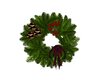 pine cone berry wreath