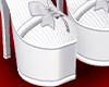 Tie sandal white