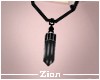 Crystal Necklace Black