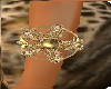 "L" Gold Flower Bracelet