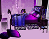 Victorian Purple Bed