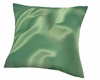 Silk Green Throw Pillow