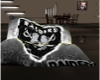 Oakland Raiders bean bag