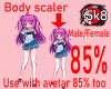 85% Teens BodyScaler F/M