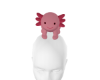 Pink Axolotl Head Pet F