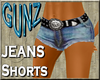 @ Faded Jeans Shorts