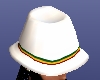 Rasta white hat