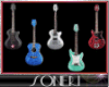 Rock guitars frame