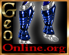 Geo Blue Dragon Boots