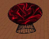 Cuddle Chair Red Satin