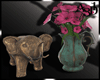 Planter - brass elephant