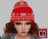 D Winter cap+hair red 3