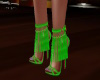 ~Green Boho Heels~