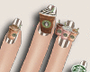 R| Starbucks Coffee Nail