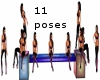 11 Pose Bench Mesh