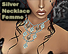 Silver Necklace Femme