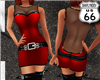 SD Red Dress w/Belt