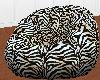 Zebra Print Bean Chair