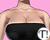 T! Crop Top Black/Tatt