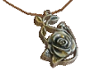 TF* Bronze Rose Necklace