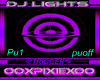 Purple dj light