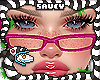 Y2K Glasses Hot Pink