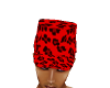 Leopard hat red