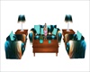 Teal Couch Set