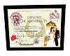 cadre diplome mariage