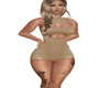 Shorty Bodysuit - Tan